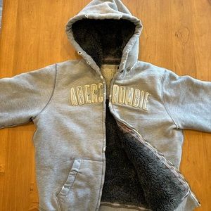 Abercrombie and Fitch Faux Fur Hoodie